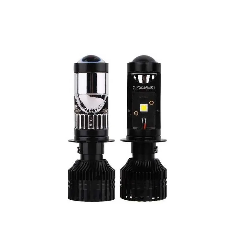 Лампа диодная A8-H7 12V 12-24V 30W 5000K (мини линза) к-т 2шт