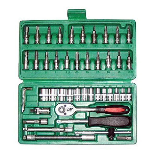 ЕРМАК Набор инструмента 63 предмета 1/2" и 1/4" 736-196