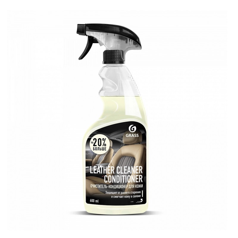 GraSS Очиститель-кондиционер кожи "Leather Cleaner Conditioner" (флакон 600 мл) 110402