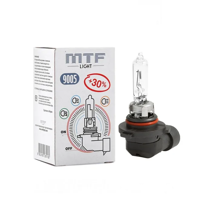 Лампа 12V MTF HB3 65W (9005) Standart +30%