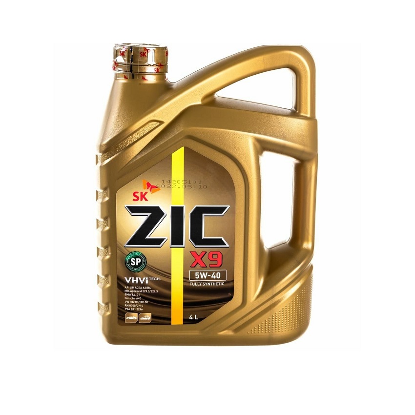 Масло моторное ZIC X9 5w40 A3/B3/B4 SP 4л