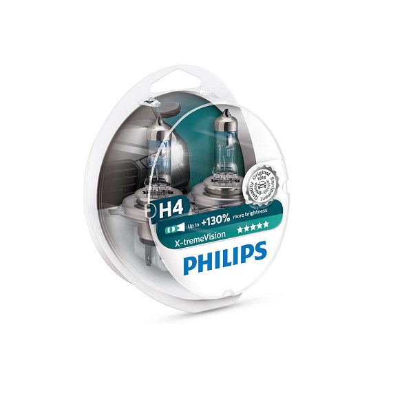 Лампа 12V Philips H4 60/55W +130% X-TREME BOX 1904