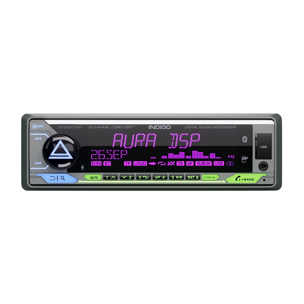 А/м AURA INDIGO-879DSP MkII CORE-DSP 4x51W (8 канал.)