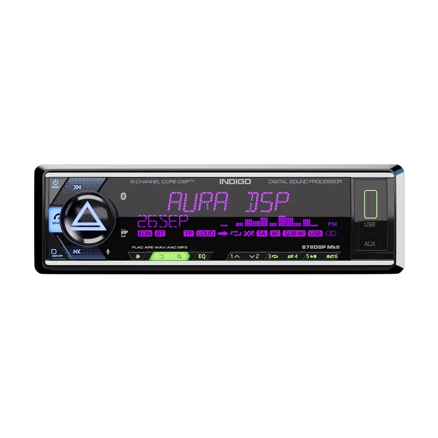 А/м AURA INDIGO-876DSP MkII CORE-DSP 4x51W (8 канал.)