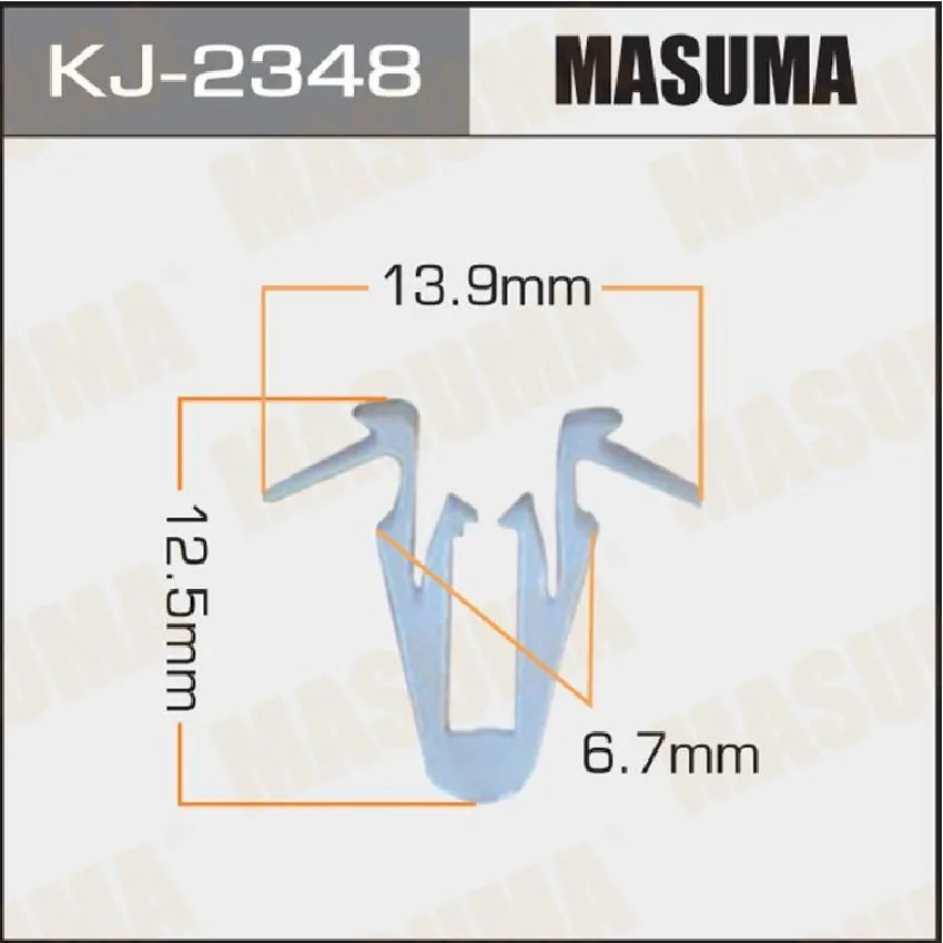 Клипса для крепления накладки  Masuma KJ-2348
