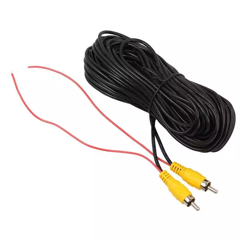 Провод 1RCA-1RCA для камеры заднего вида (с питанием) 10м GS-3510