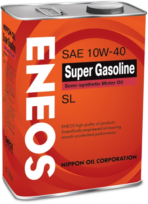 Масло моторное ENEOS SL Super Gasoline SL 10w40 4л