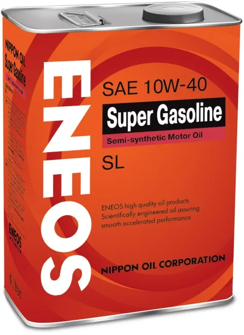 Масло моторное ENEOS SL Super Gasoline SL 10w40 4л