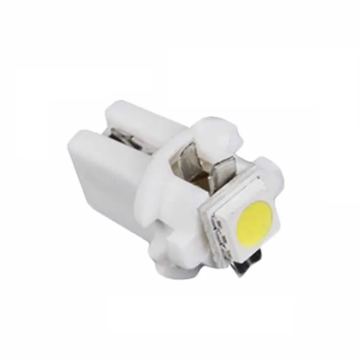 Лампа диодная 12V T5 1,2W + патрон щиток прибор. (белая)