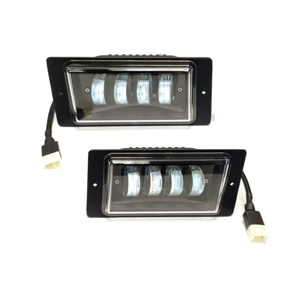 Фара противотуманная диодная KA 2111-LED 4 cree диода (белый + желтый) к-т-2шт.