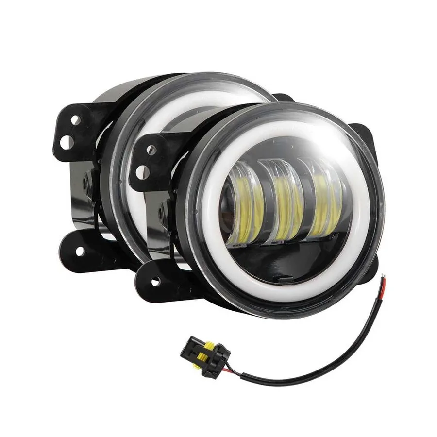 Фара противотуманная диодная ZMB G0423 28W бел+ДХО 12/24V к-т-2шт