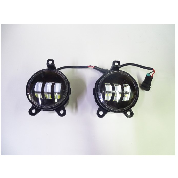 Фара противотуманная диодная линза ZMB WD-068  Газель Бизнес LED линз. к-т-2шт.