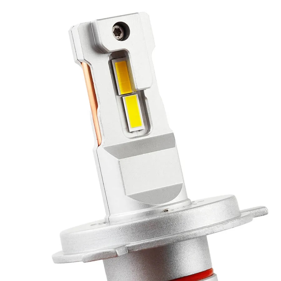 Светодиодные LED лампы ElectroKot UltraLED 12-24V H4 6000K, 12000Lm к-т 2шт