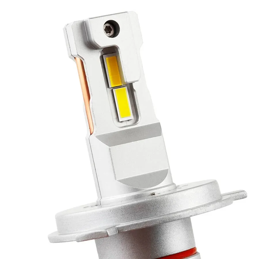 Светодиодные LED лампы ElectroKot UltraLED 12-24V H4 6000K, 12000Lm к-т 2шт
