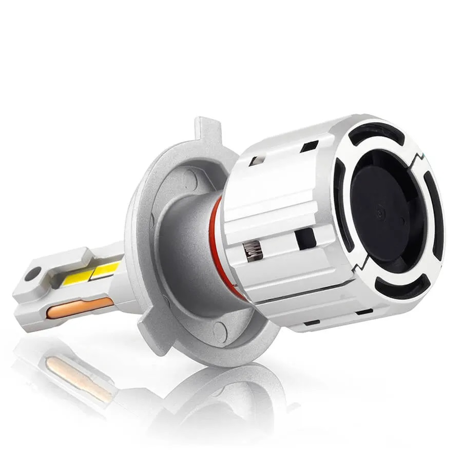 Светодиодные LED лампы ElectroKot UltraLED 12-24V H4 6000K, 12000Lm к-т 2шт