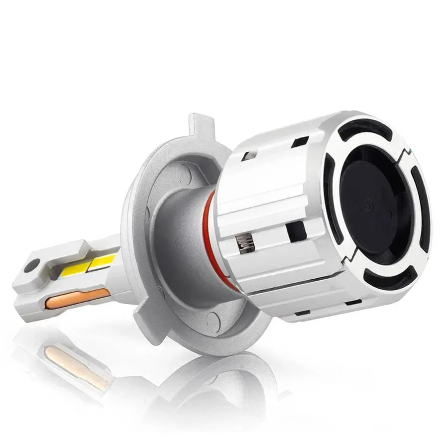 Светодиодные LED лампы ElectroKot UltraLED 12-24V H4 6000K, 12000Lm к-т 2шт
