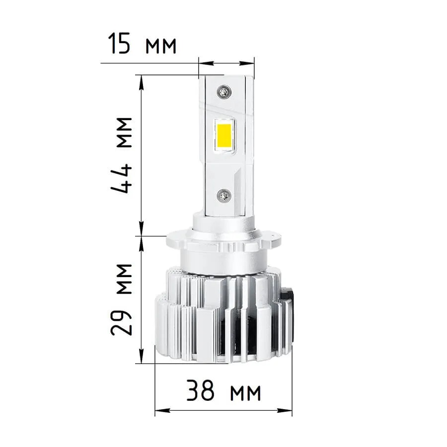 Светодиодные LED лампы ElectroKot XeLED вместо ксенона D4S D4R 6000K к-т 2шт