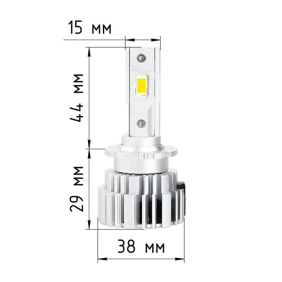 Светодиодные LED лампы ElectroKot XeLED вместо ксенона D4S D4R 6000K к-т 2шт