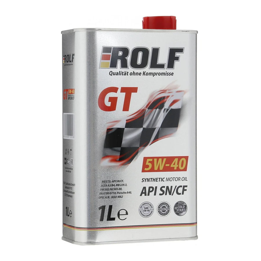 Масло моторное ROLF GT 5w40 SN/CF 1л