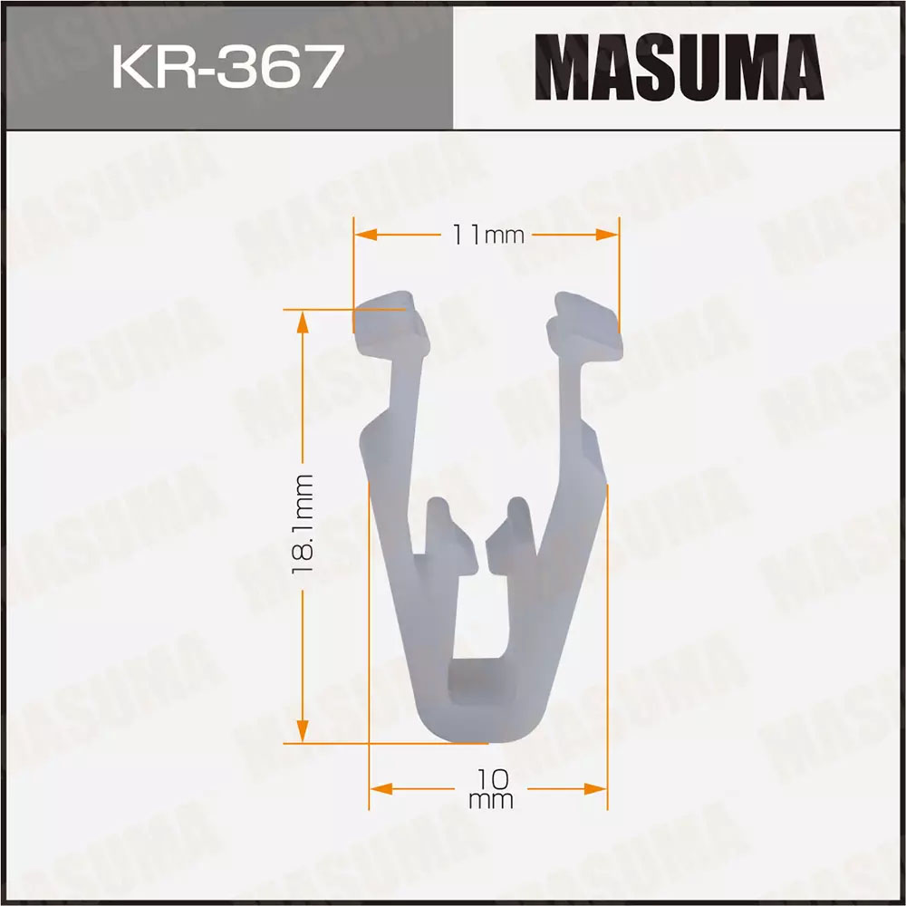 Клипса для крепления накладки  Masuma KR-367