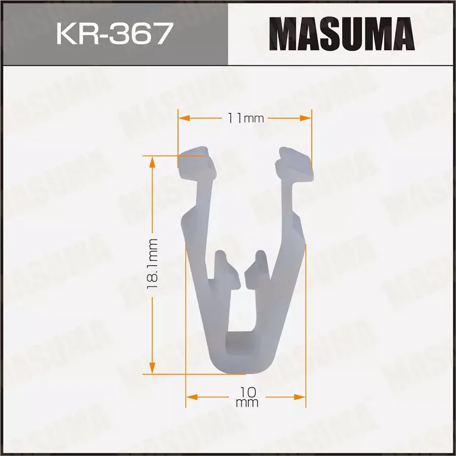 Клипса для крепления накладки  Masuma KR-367