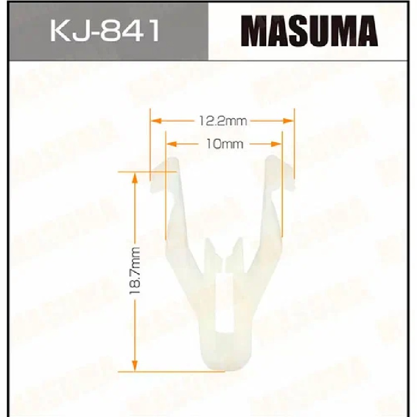 Клипса для крепления накладки  Masuma KJ-841