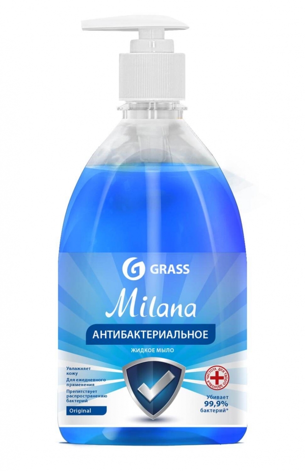 GraSS Мыло жидкое антибактериальное "Milana Original" (флакон 500 мл) 126705