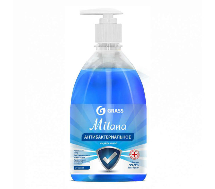 GraSS Мыло жидкое антибактериальное "Milana Original" (флакон 500 мл) 126705