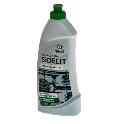 GraSS Чистящий крем для кухни и ванной комнаты "Sidelit" (флакон 500 мл) 220500