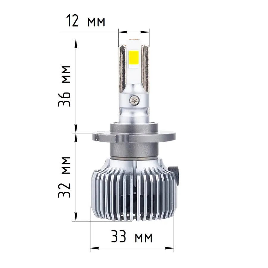 Светодиодные LED лампы ElectroKot Плазма 12V D1/D2/D3/D4 5000K к-т 2шт