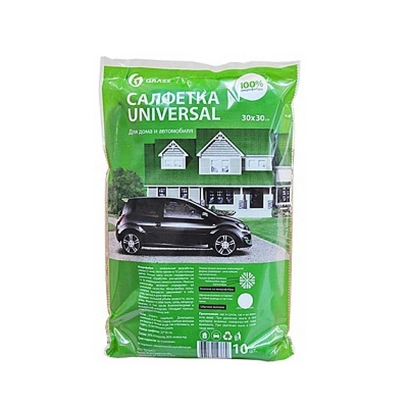 GraSS Салфетка микрофибра 30*30 "GraSS" уп-10 цена за 1шт. IT-0457-N