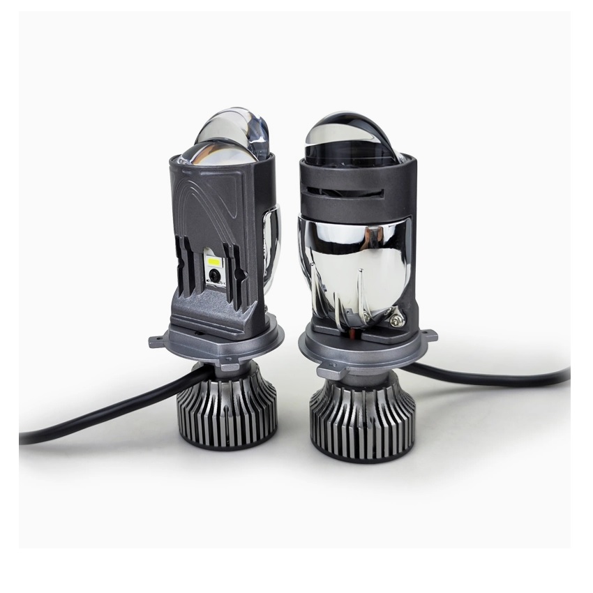 Лампа диодная ZMB M5 12-30V H4 100W 5000K к-т 2шт (Линза)