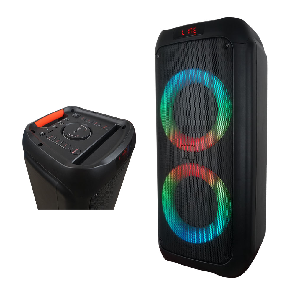 Напольная беспроводная колонка Mivo MD-650 80Вт караоке/FM/Bluetooth/USB/SD/AUX/встроенный акб
