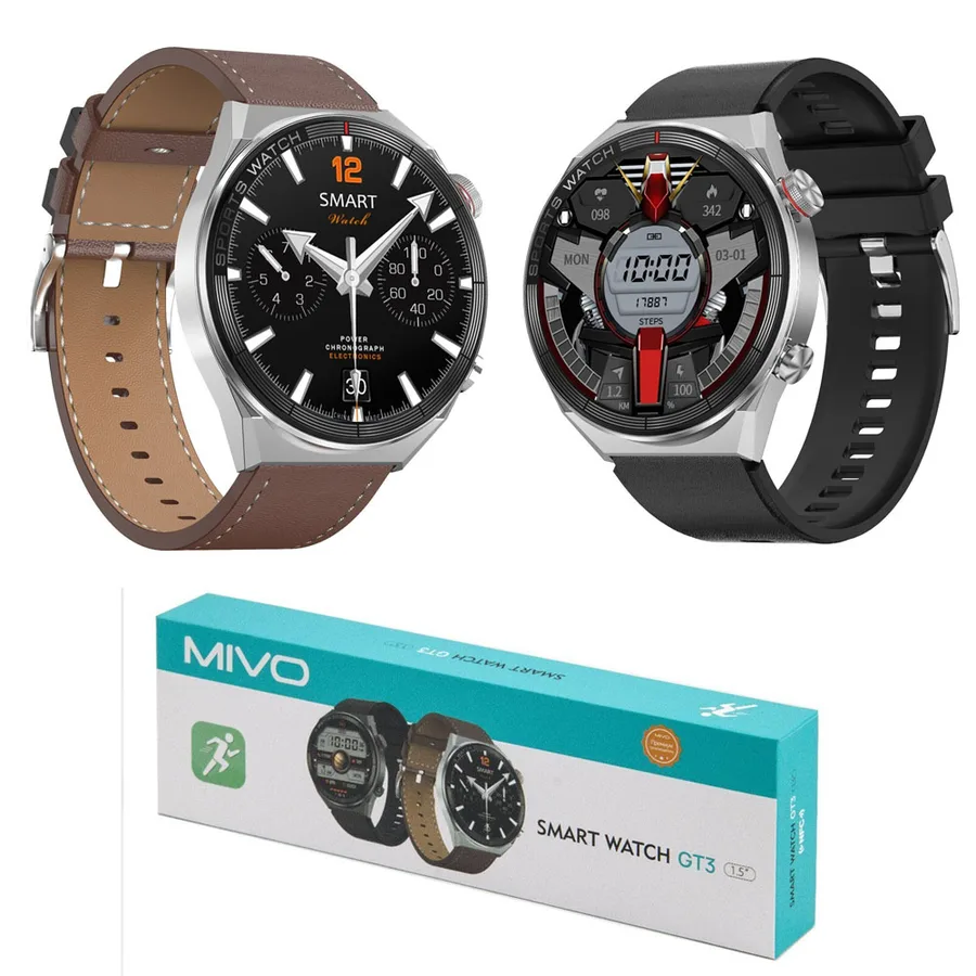 Смарт-Часы Mivo GT3 /1.5"/ IP68 / NFC