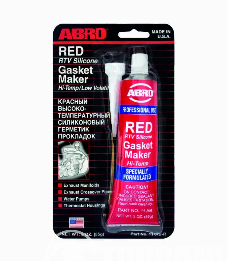 ABRO 11AB Герметик (красный) Оригинал уп-12 5139