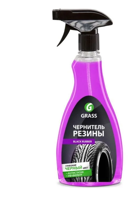 GraSS Полироль чернитель шин "Black rubber" (флакон 600 мл) 110384