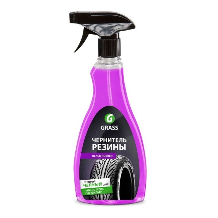 GraSS Полироль чернитель шин "Black rubber" (флакон 600 мл) 110384