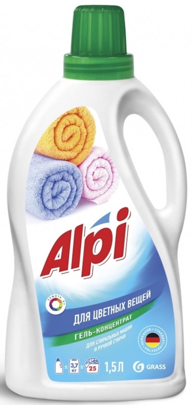 GraSS Гель-концентрат для цветных вещей "ALPI" (флакон 1,8л) 125734
