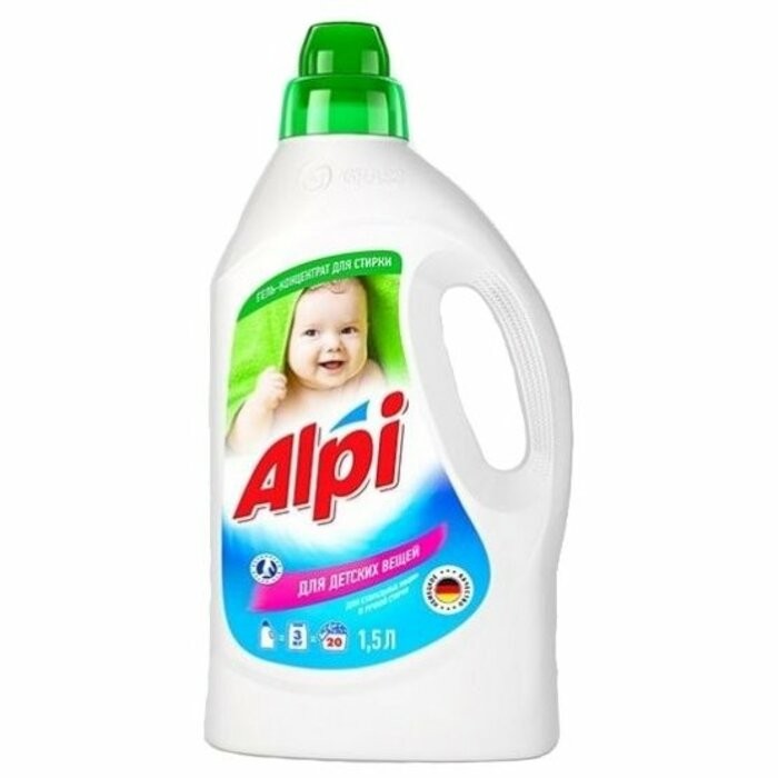 GraSS Гель-концентрат для детских вещей ALPI (флакон 1,5л) 112601