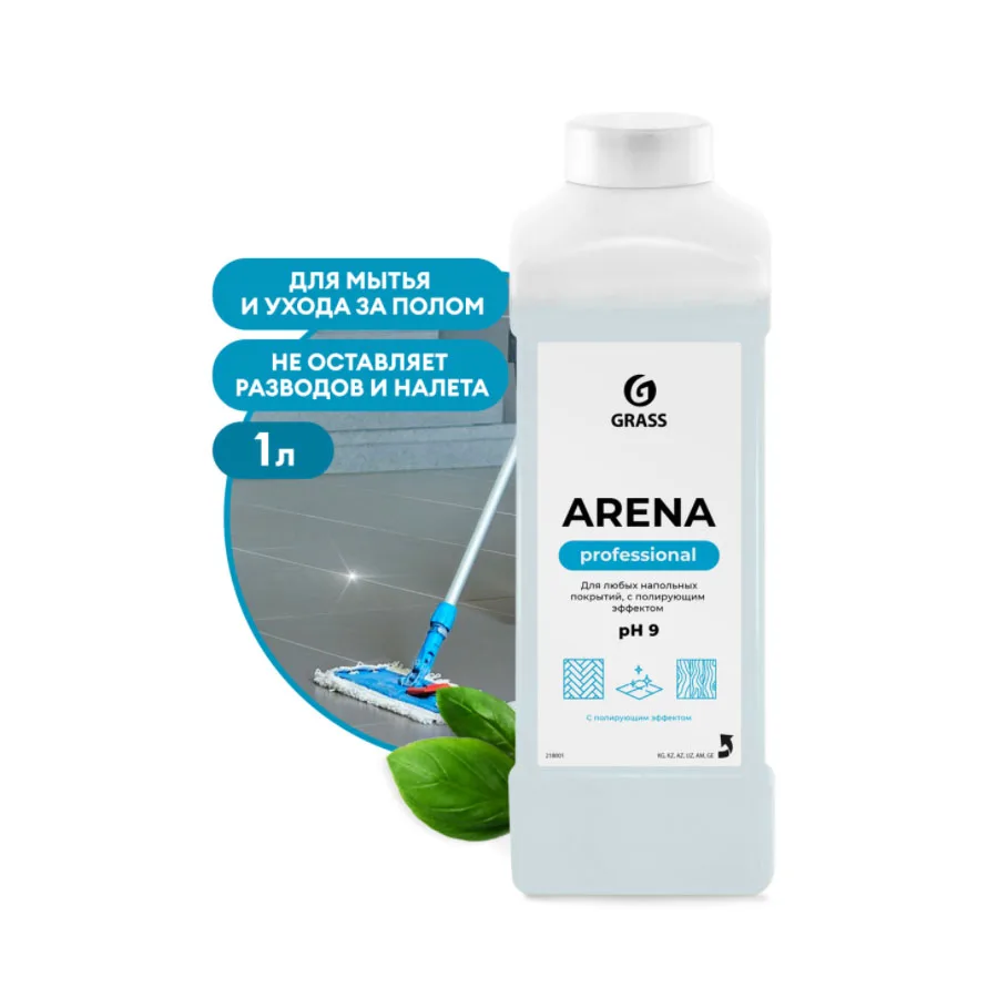 GraSS Средство с полирующим эффектом для пола "Arena" 1 л 218001