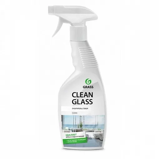 GraSS Средство для мытья стёкол,окон,пластика и зеркал Clean Glass 600 мл мытье окон 130600