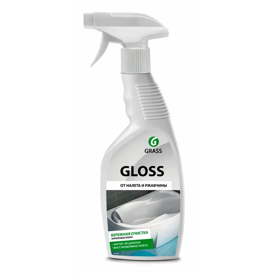 GraSS Чистящее средство для ванной Gloss средство для акриловых ванн для кухни 600 мл 221600
