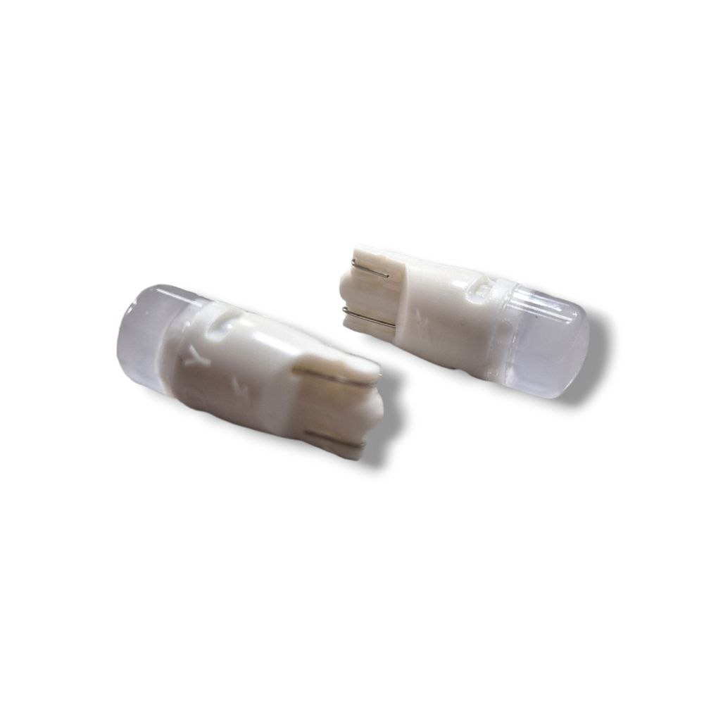 Лампа диодная 12V W5W б/ц T10 - 3smd - 0.3W MT Plast