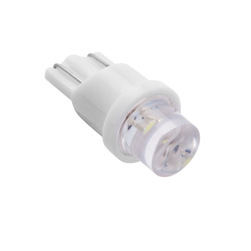 Лампа диодная 12V W5W б/ц T10 - 3smd - 0.3W MT Plast