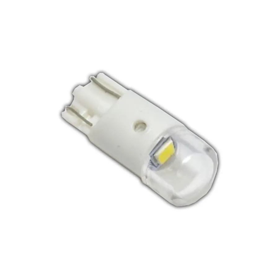 Лампа диодная 12V W5W б/ц T10 - 3smd - 0.3W MT Plast