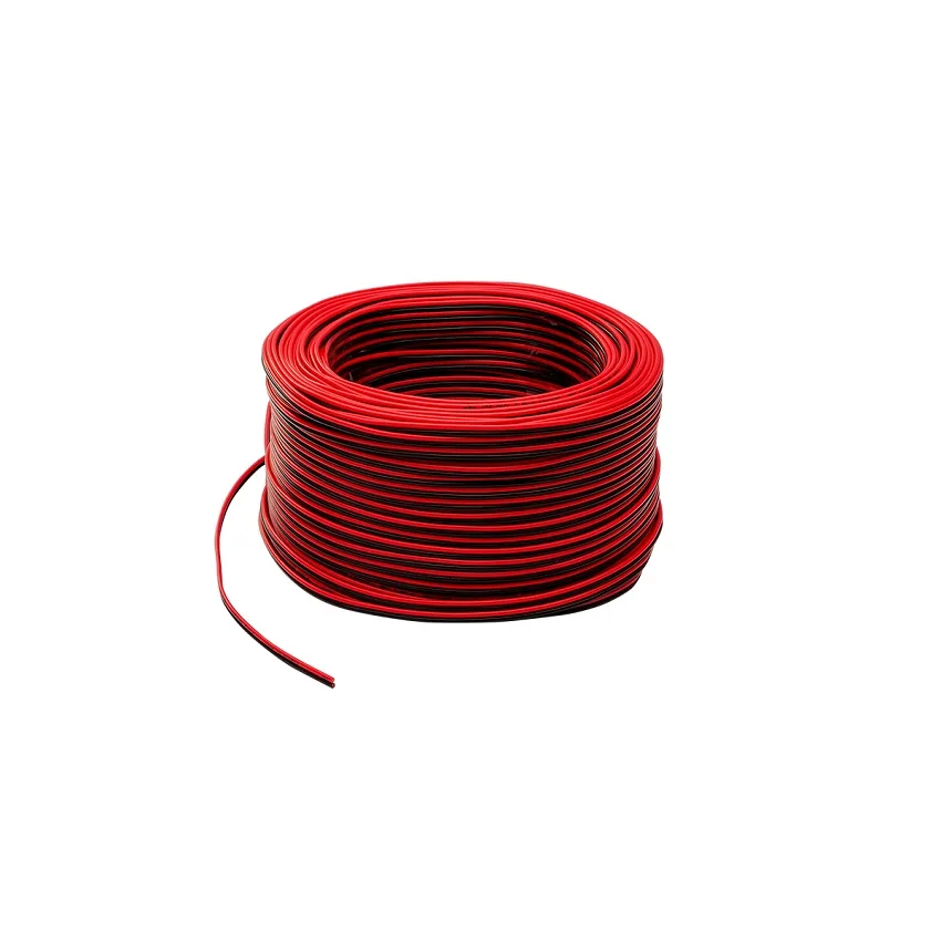 Кабель акустический 2*0.75 мм2 AURA SCS-CO75 красный/черный (бухта 100м) 100% медь