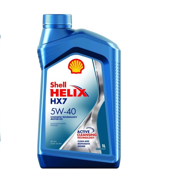 Масло моторное shell helix 5w40 HX7 A3/B4 синий 1л.