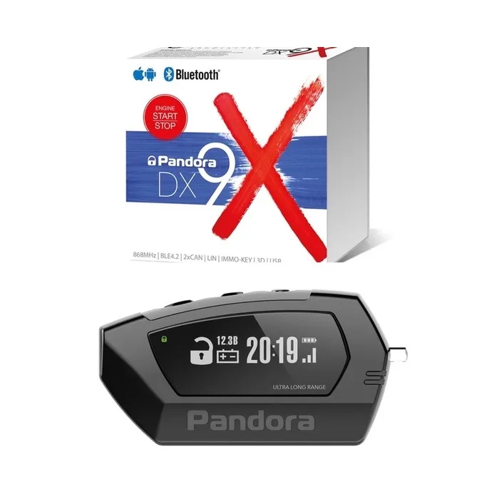 Сигнализация Pandora DX 57R 2CAN/LIN/BT автозапуск