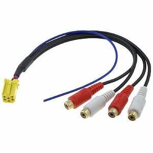 Разъем Mini-ISO GS-302 (4RCA)