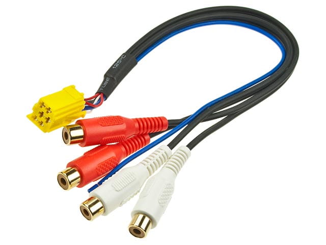 Разъем Mini-ISO GS-302 (4RCA)